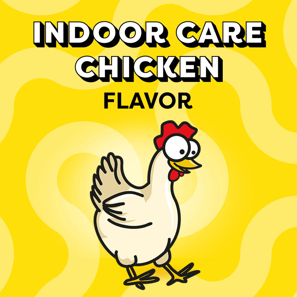 Temptations Indoor Care Chicken Flavor Crunchy and Soft Cat Treats, 4.9 oz Pouch