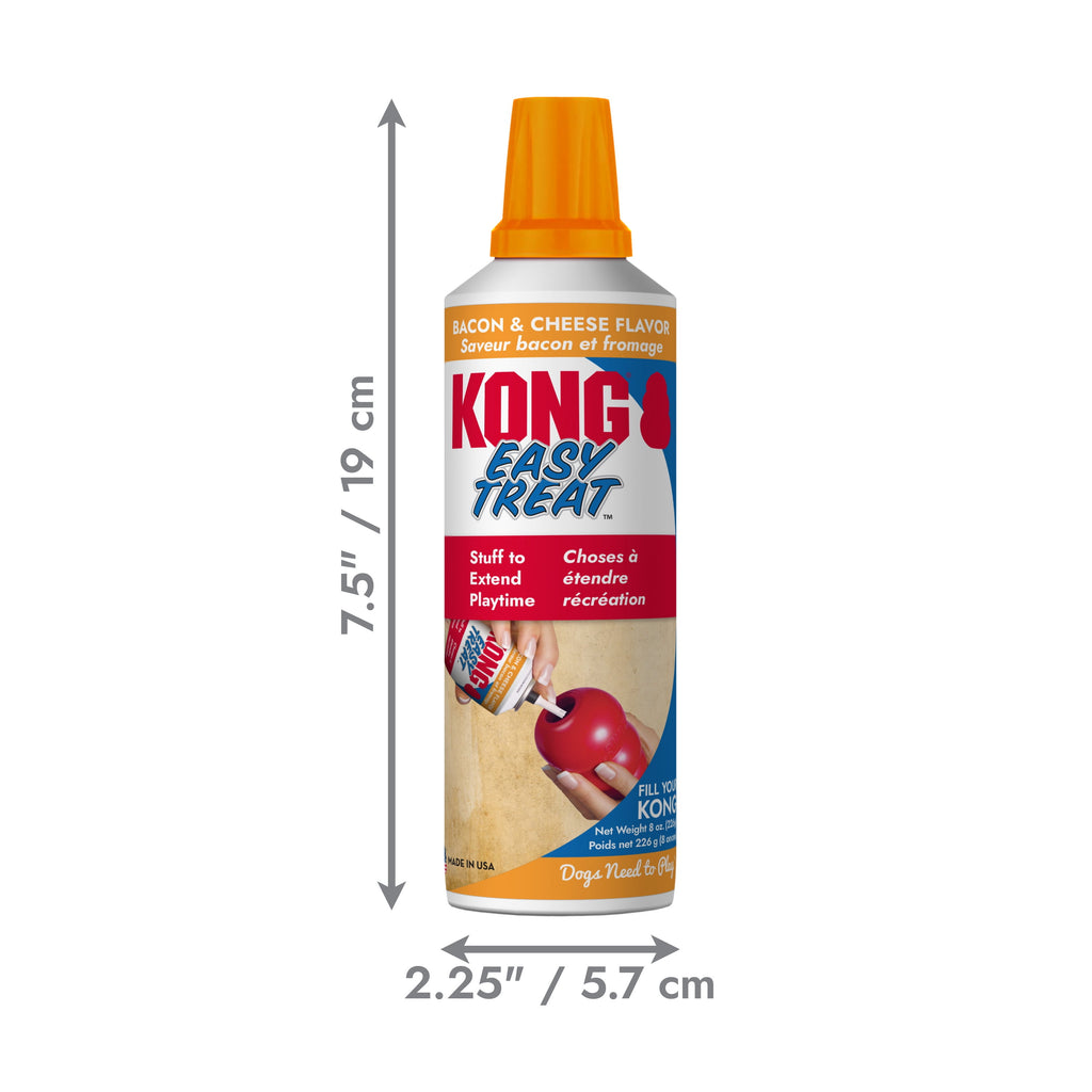 KONG® Stuff' N Easy Treat Easy Nozzle Control Dog Treat, Peanut Butter, 8 Ounces