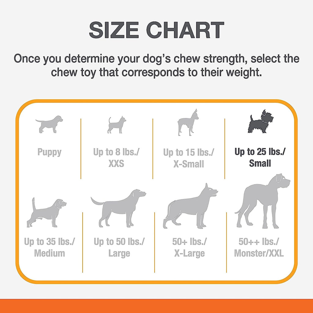 Nylabone Power Chew Toy Bundle, Cute Dog Toys for Aggressive Chewers, Filet Mignon, Cheese, and Bacon Flavors, Small Dogs - Up to 25 lbs, 3 Pack