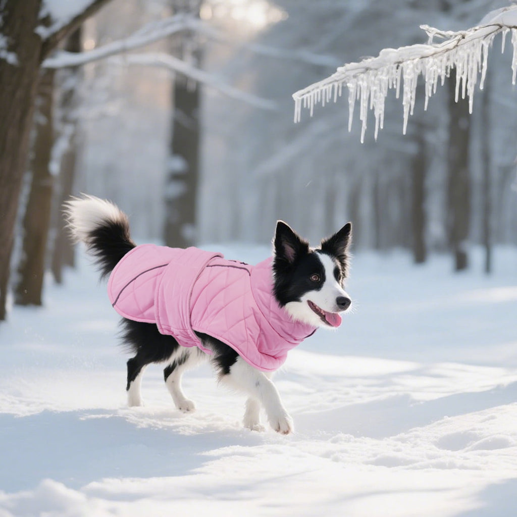 Kuoser Dog Coat Warm Dog Winter Jacket for Small Medium Large Dogs, Green, M