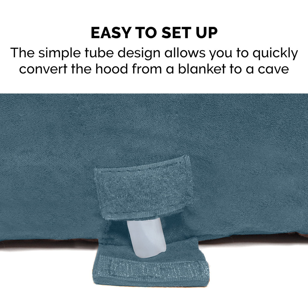 Furhaven 26" Round Orthopedic Dog Bed Sherpa & Suede Snuggery w/ Removable Washable Cover - Gray, 26-inch Faux Lambswool & Suede Gray 26 inch Snuggery (Orthopedic Foam)