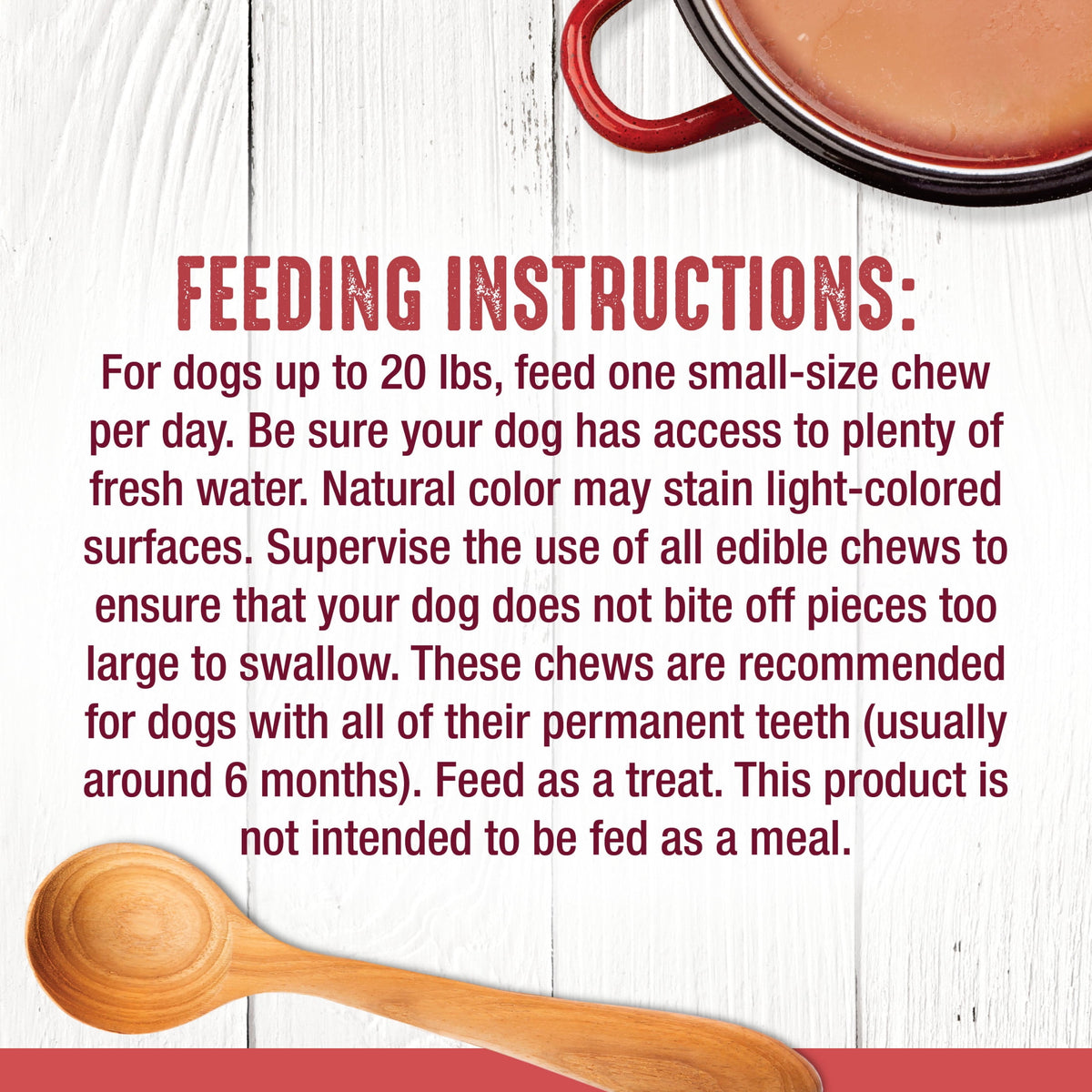 Nylabone Broth Bones Natural Dog Treats for Dogs, Bone Broth Dog Bones, Ham Flavor, For Large Dogs (1 Count)