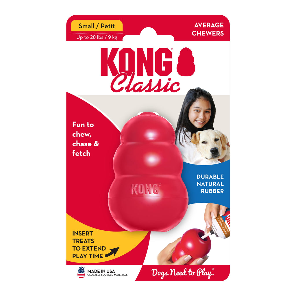 KONG® Classic Rubber Dog Toy for Average Chewers, Large, for Dogs Between 30-65 lbs