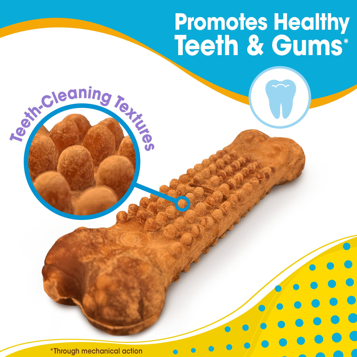 Nylabone Nubz Natural Puppy Treats for Small Dogs, Turkey & Sweet Potato Flavor Dog Treats, Small - Up to 30 lbs., 8 Count