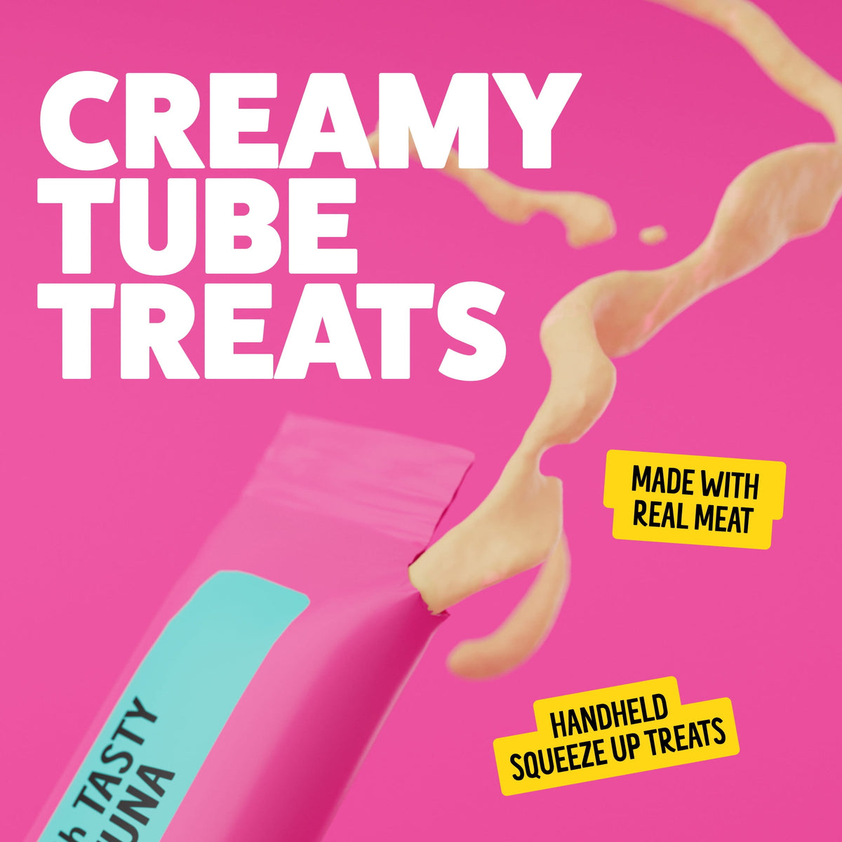 BONKERS Licky Tubes Chicken, Salmon, and Tuna Flavored Wet Cat Treats, 20 Pieces