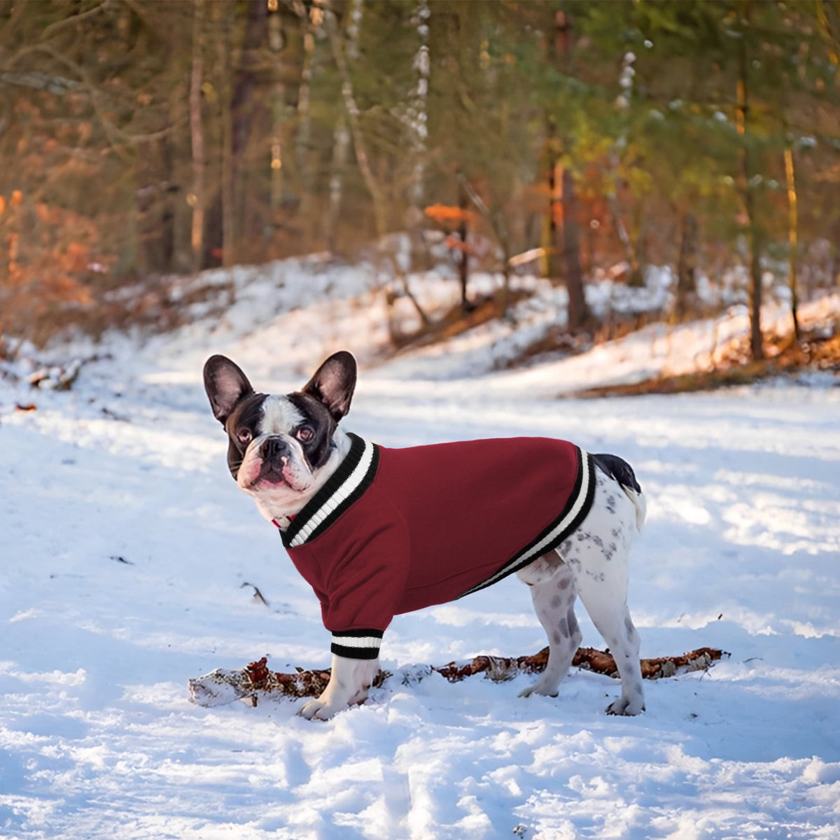 Kuoser Dog Winter Sweater, Cute Pet Pullover Vest, Soft and Thick Sweatshirt for Dogs and Cats, Green, XL
