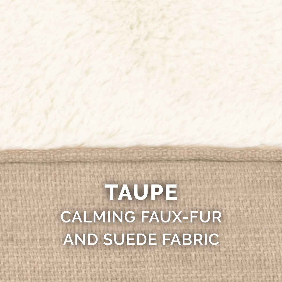 FurHaven Pet Products Plush & Performance Linen Orthopedic Sofa Pet Bed for Dogs & Cats - Mist Gray, Large