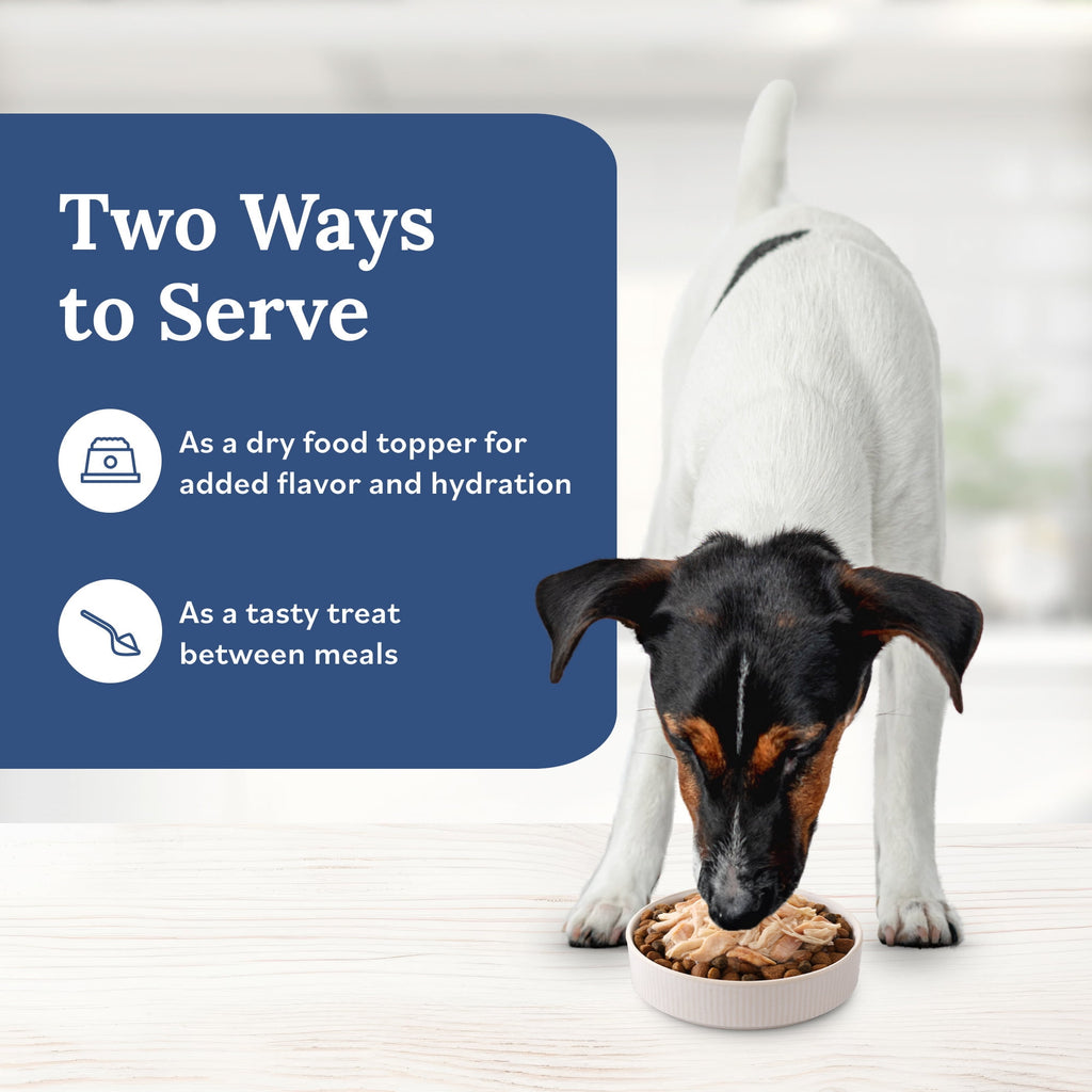 Blue Buffalo Tender Shreds Chicken Toppers, Dog Food, Chicken, 2.5oz. Pouch