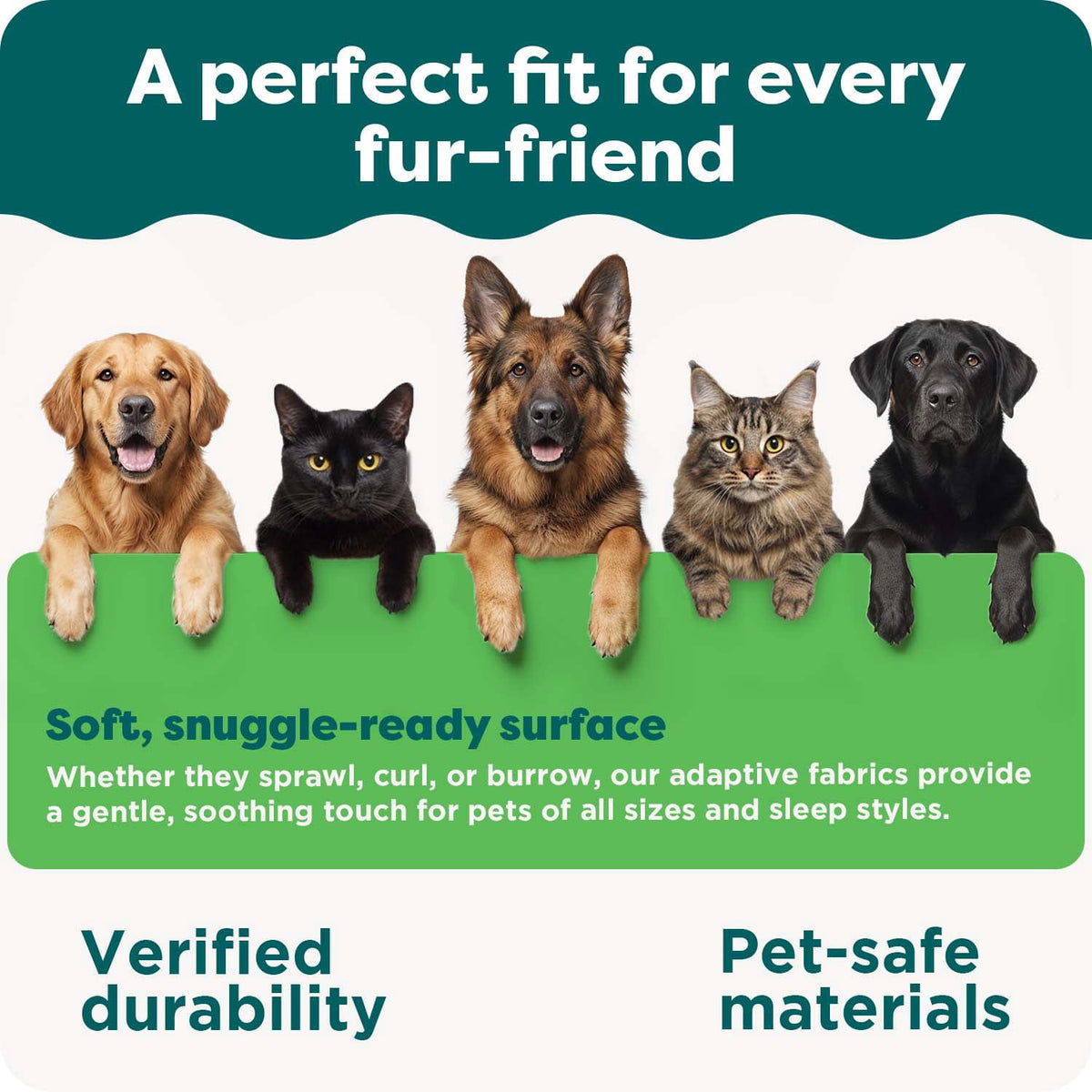 FurHaven Orthopedic Fur Ball Dog Bed, Refillable Beanbag-Style Nesting Bed with Removable Washable Cover & Liner, Medium, Plush Faux Fur, Espresso, 1 Count