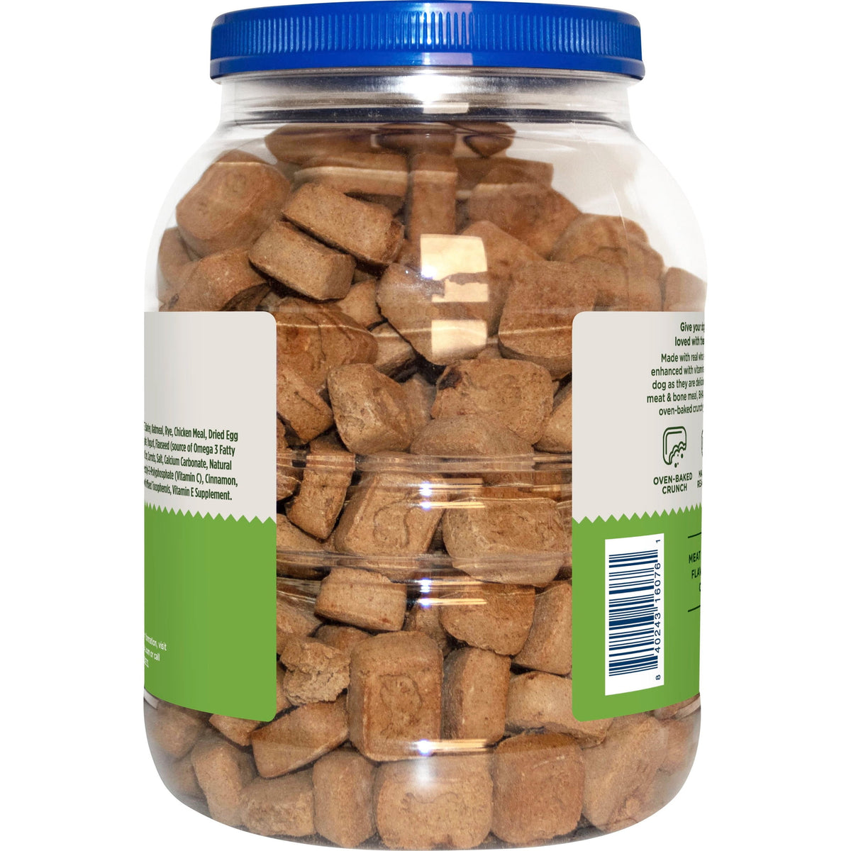 Blue Buffalo Health Bars Mini Dog Treats, Crunchy Biscuits, Apples & Yogurt, 40oz Tub
