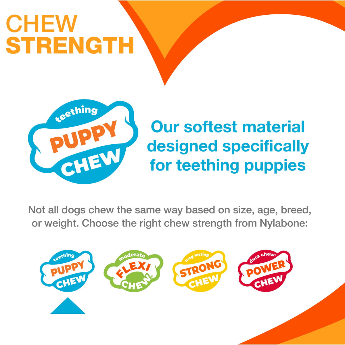 Nylabone Puppy Pacifier Chew Toy, Teething Toys For Puppies, Puppy Toy For Small Puppies Up To 25 Lbs, Nylabone Puppy Chew Toy