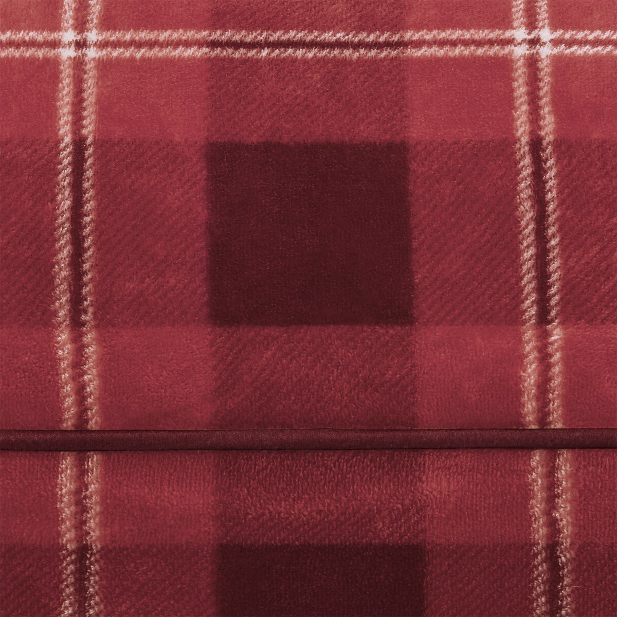 Vibrant Life Holiday Large Deluxe Gusset Pillow Pet Bed, Fireside Plaid, 42" x 32"