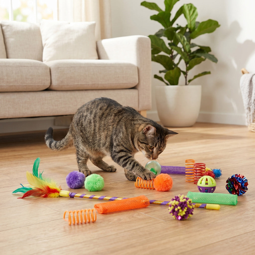 Vibrant Life Value Pack Cat Toys, 24 Pieces