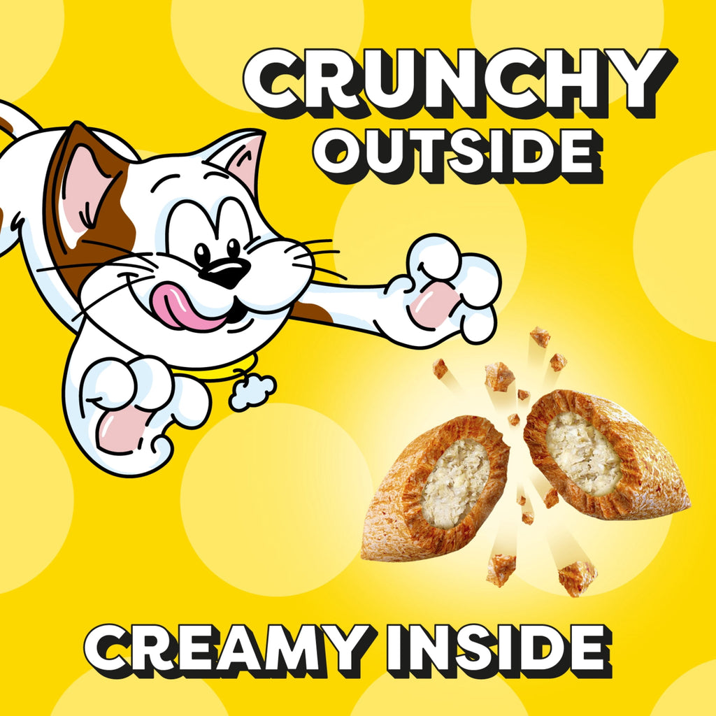 Temptations Indoor Care Chicken Flavor Crunchy and Soft Cat Treats, 4.9 oz Pouch