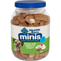 Blue Buffalo Health Bars Mini Dog Treats, Crunchy Biscuits, Apples & Yogurt, 40oz Tub