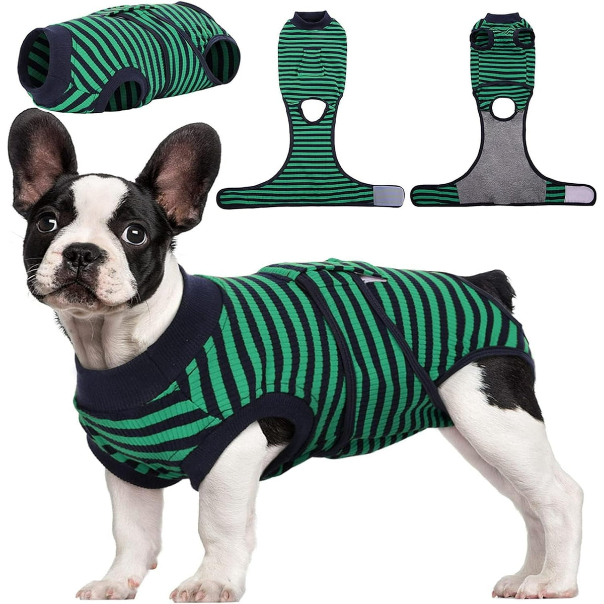 Kuoser Dog Surgical Recovery Suit Dog Cat Onesie after Surgery,Pink,L