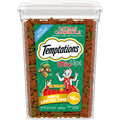 Temptations Mixups Catmas Casserole Catnip Fever Flavor Crunchy and Soft Treats for Cats, 16 oz Tub
