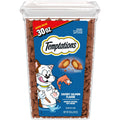 Temptations Classic Savory Salmon Flavor Crunchy And Soft Treats For Cats, 30 Oz Tub