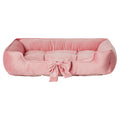 Vibrant Life Medium Signature Cuddler Pet Bed, Mauve, 22" x 27"