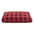 Vibrant Life Holiday Large Deluxe Gusset Pillow Pet Bed, Fireside Plaid, 42" x 32"