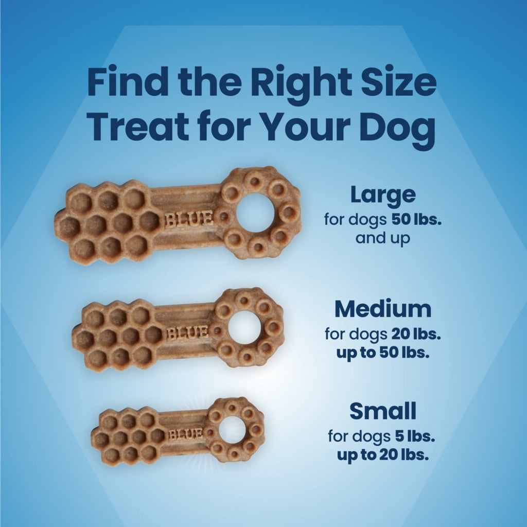 Blue Buffalo Dental Chews Small Natural Dog Treats, Chicken & Spearmint (56 Count)