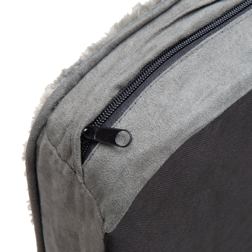 Furhaven, Ultra Plush Deluxe Orthopedic Dog Bed, Medium, Gray, 1 Count