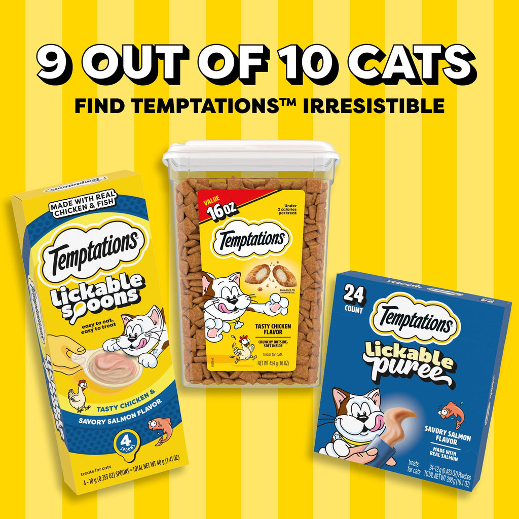 Temptations Birthday Cat Treats, Lobster and Beef, 16 oz. Tub