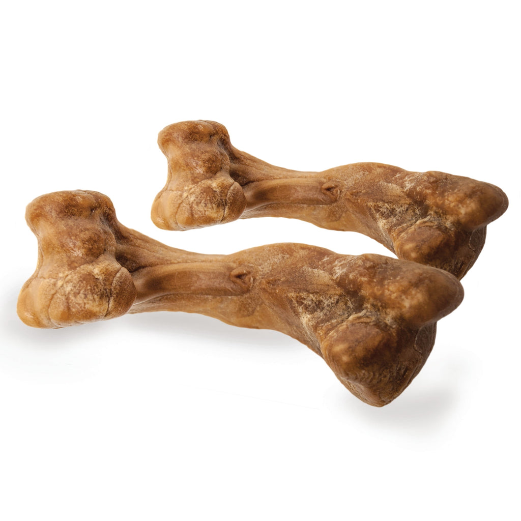 Nylabone Healthy Edibles WILD Dog Treats, All-Natural Long Lasting Chew Treats, Bison Flavor, Medium, 10 Count