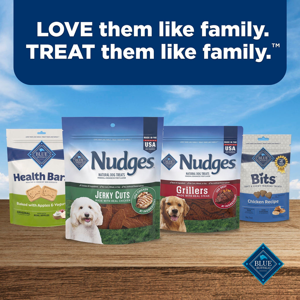 Blue Buffalo Nudges Jerky Cuts, Natural Dog Treats, Chicken Jerky, 28oz Bag