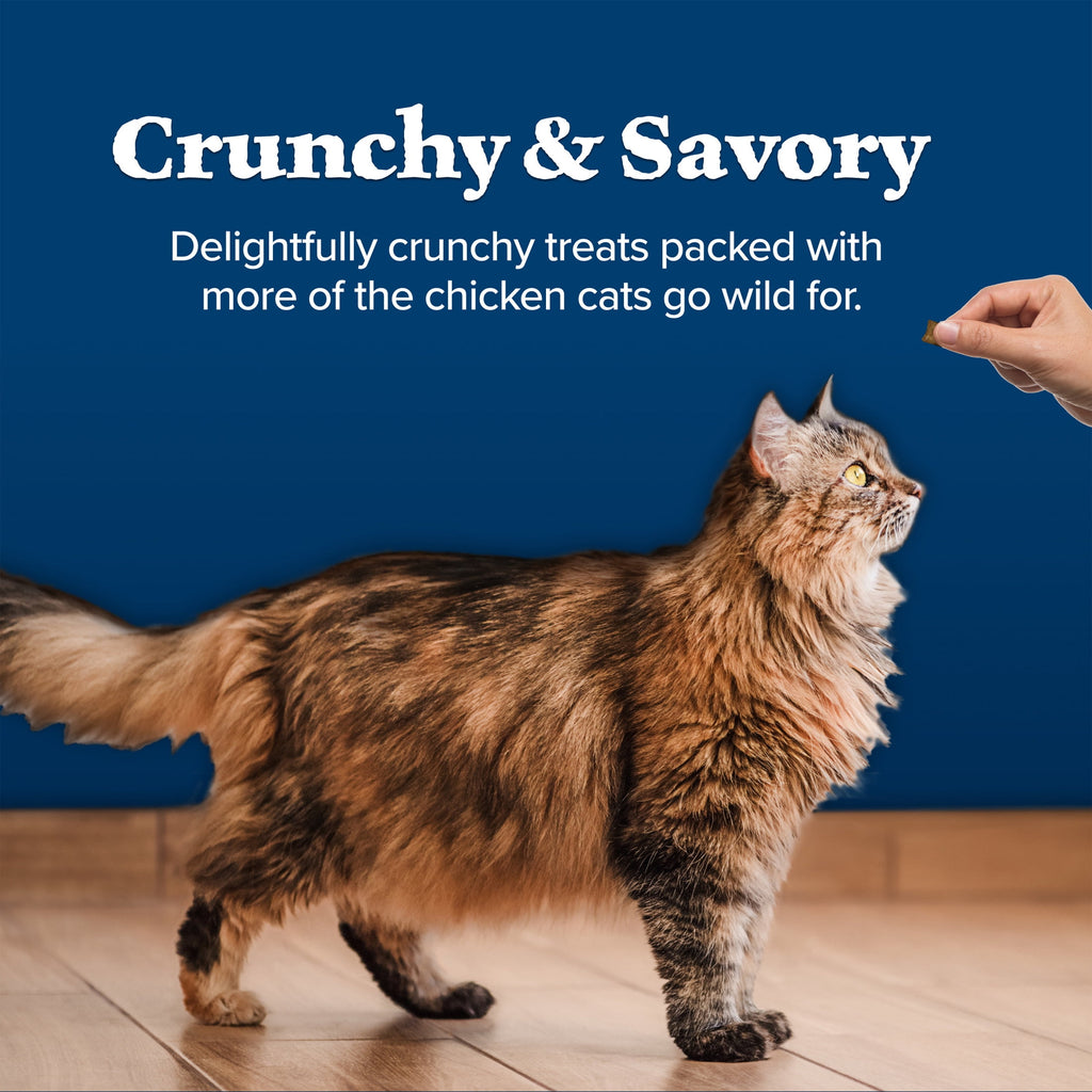 Blue Buffalo Wilderness Crunchy Cat Treats, Tasty Salmon Flavor, 2-oz. Bag