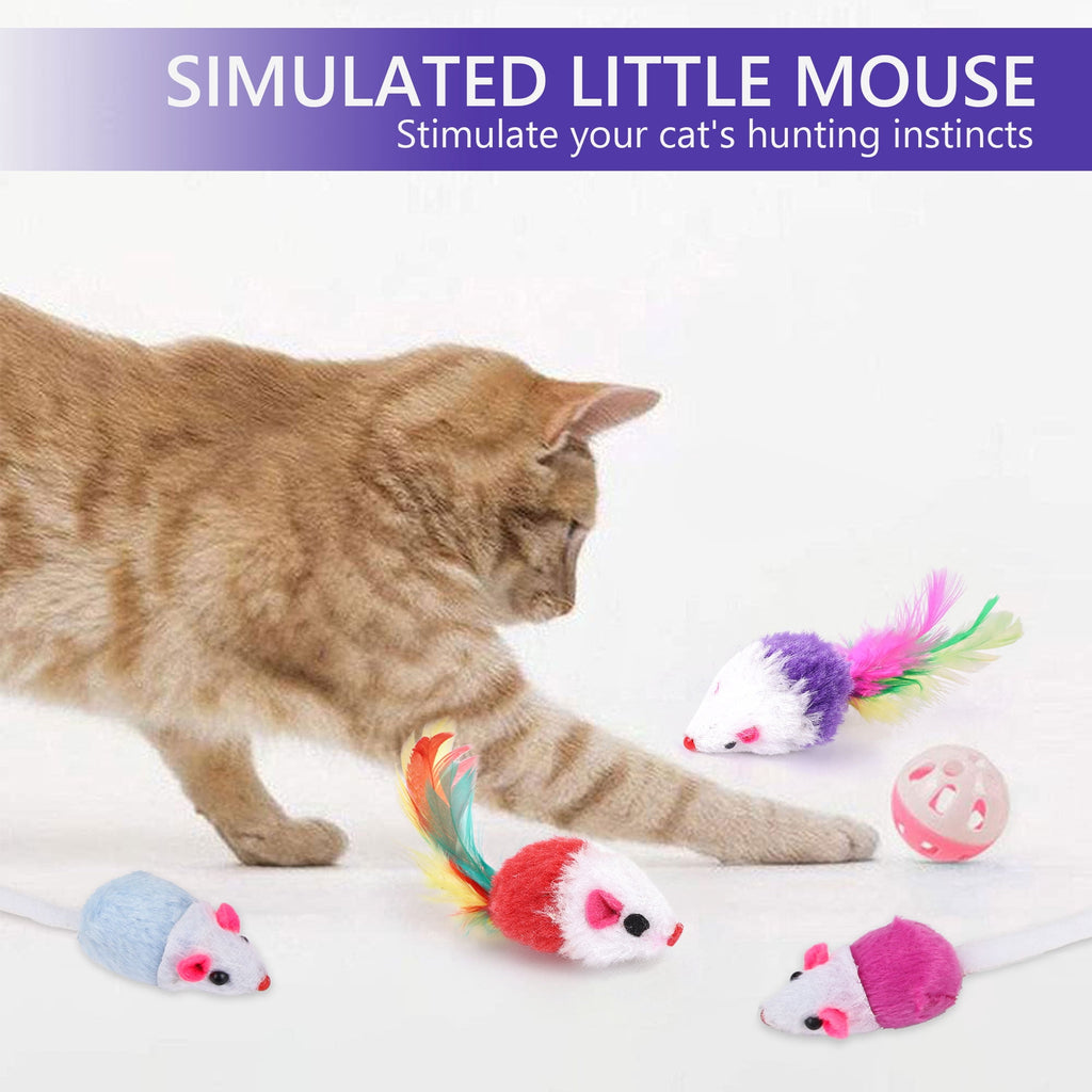 Semfri Cat Toys Tunnels Collapsible Pets Cat Jungle Tunnels Kitty Toys Balls
