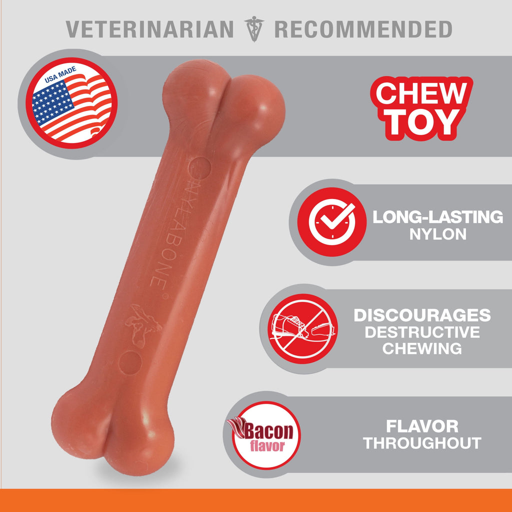 Nylabone Power Chew Original Bone Dog Toy, Dog Chew Toy, Original Flavor, Large, 1 Count