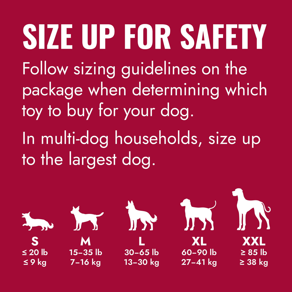 KONG® Classic Rubber Dog Toy for Average Chewers, Large, for Dogs Between 30-65 lbs