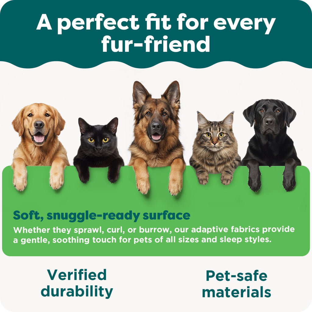 FurHaven Classic Sofa Orthopedic Dog Bed For Large Dogs, Solid Orthopedic Foam Slab for Joint Support, Removable Washable Cover, Jumbo Plus/XXL, Quilted Sofa, Ensign Blue