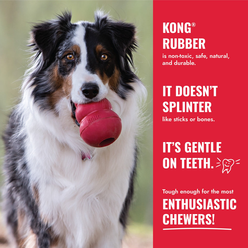 KONG® Classic Rubber Dog Toy for Average Chewers, Large, for Dogs Between 30-65 lbs
